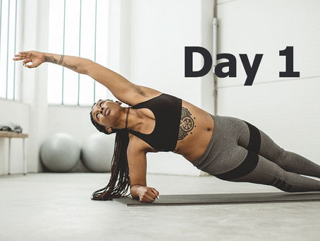 At-Home Workout To Try (Day 1)