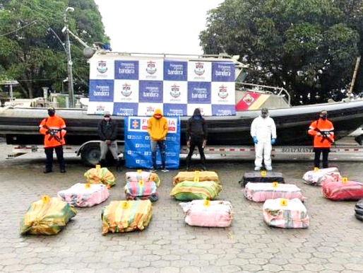 Siguen los golpes a la delincuencia¡128 toneladas de narcóticos han sido decomisadas en el pacífico