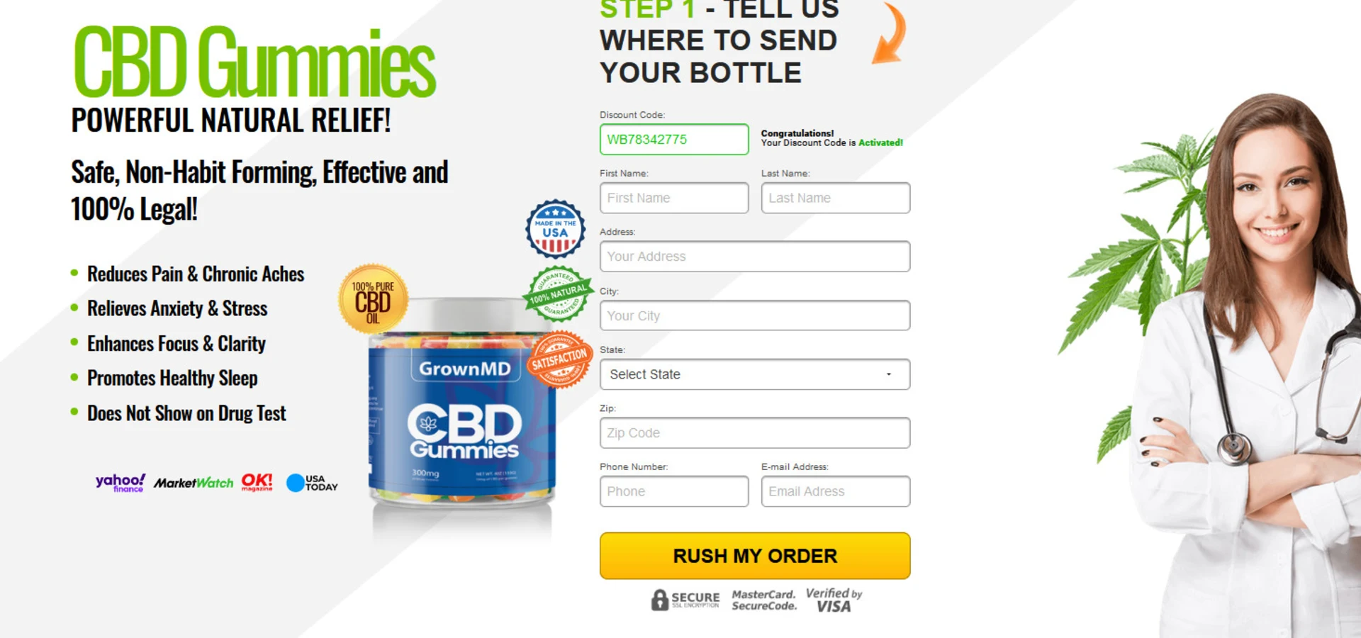 GrownMD CBD Gummies Reviews- Latest 2021!! content media
