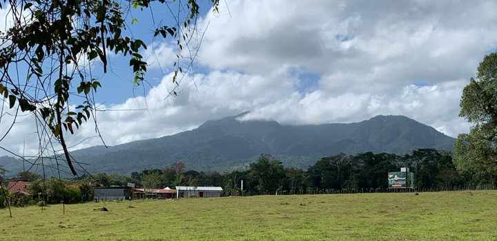 Guanacaste and Tilarán mountain ranges in La Fortuna, Costa Rica