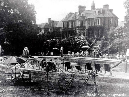 1933: The Birch Hotel Bathing Pool opened in brilliant sunshine