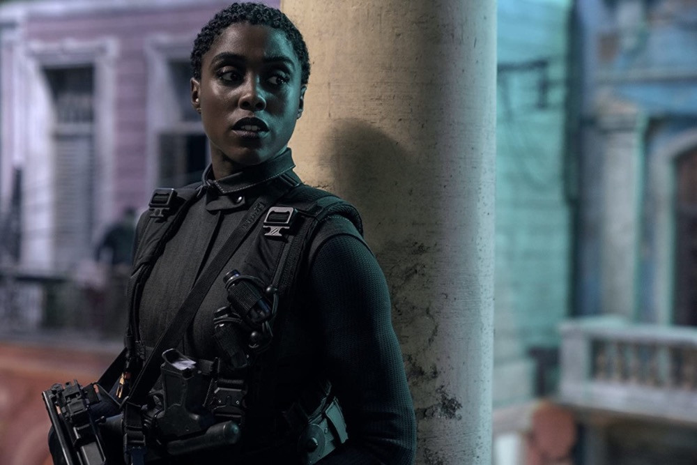 Damsel-in-control - Lashana Lynch's new character, Nomi, looks to adopt these strong characteristics: trailer clips present someone willing to question Bond's authority, while establishing herself as a worthwhile combatant herself