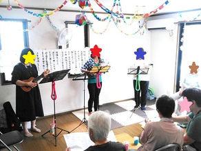 おっきなて報告「ウクレレで歌おう&紙芝居」6/25午前
