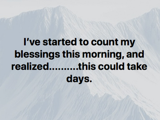 Mourning and Gratitude