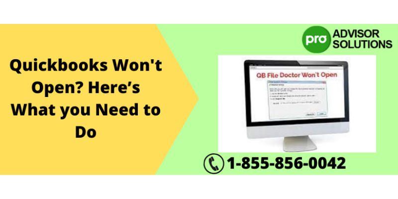 My QuickBooks won’t open, and I have been dealing with this issue for a long time. How do I fix it?
content media