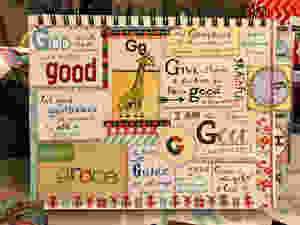 "G" page in my Bible Quilt