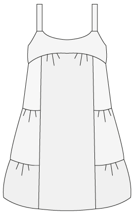 Marcel Dress and Tank Top Chalk and Notch Patterns