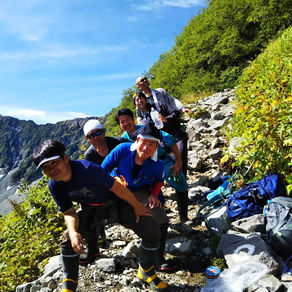 北穂登山道整備 2019/9/4〜7