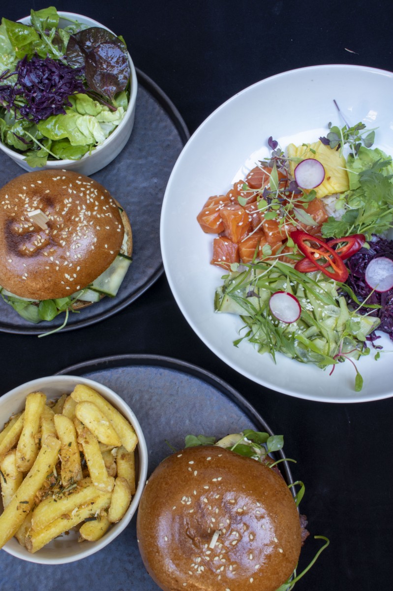 Burger und Poké Bowls im Union content media