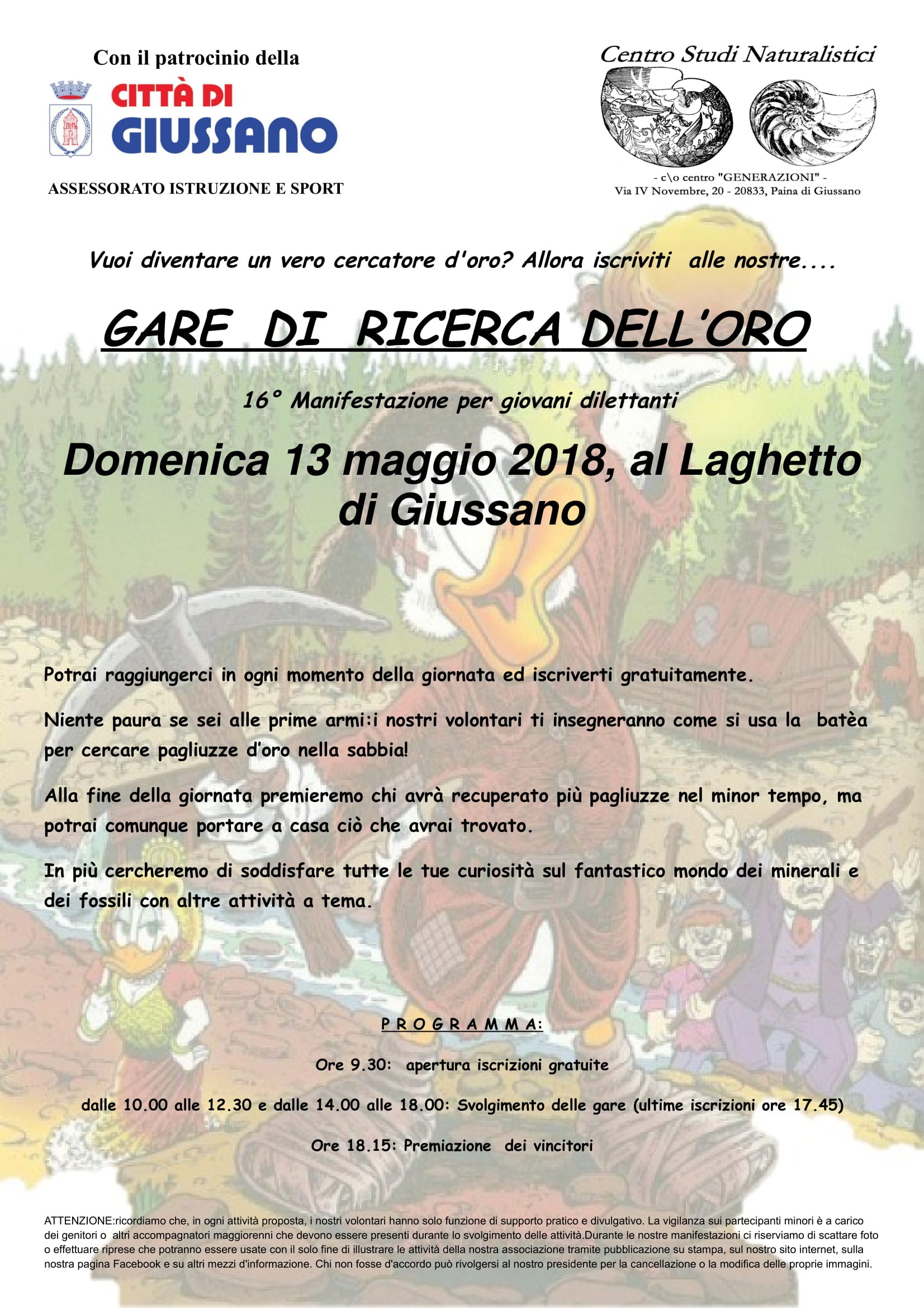 Giussano - Gare di ricerca dell'oro 2018 content media