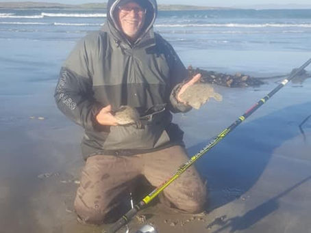 Catching turbot and flounder in Donegal