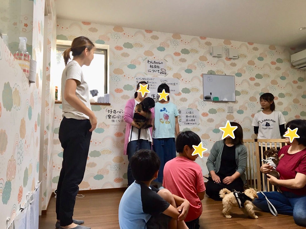 パピーパーティーの様子(埼玉県川口市)