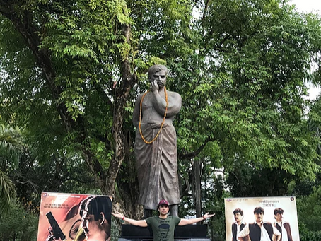 MEGASTAR AAZAAD PAID HOMAGE TO AZAD