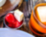 fresh strawberry jam and butter