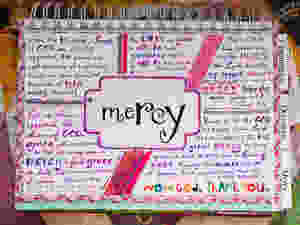 Mercy page in my #biblequiltjournal