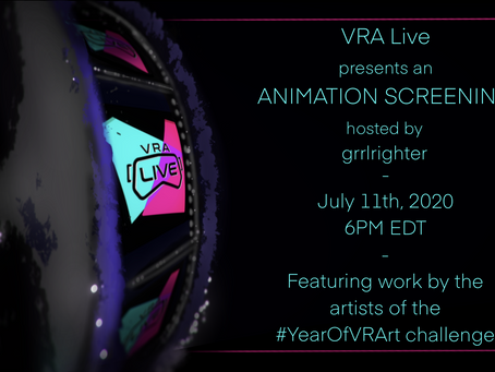 VRALive Animation Screening!