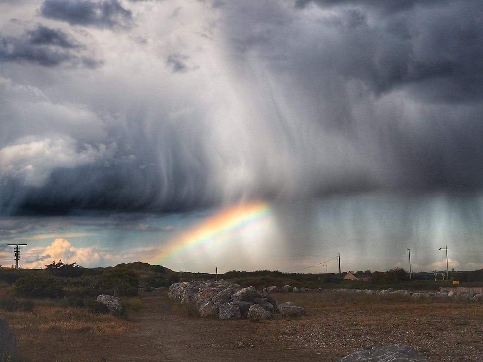 L'orage arrive 
Calais