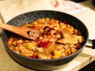 Zdravý fazolový guláš