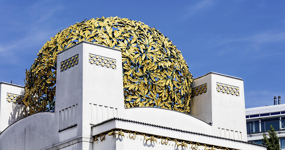 In the Secession - the art nouveau museum you can see the Beethoven Frieze, created by Gustav Klimt in 1902