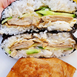 Vegetarian Teriyaki Onigirazu