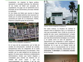 Deportivo Cali solidario, oposición y finanzas.
