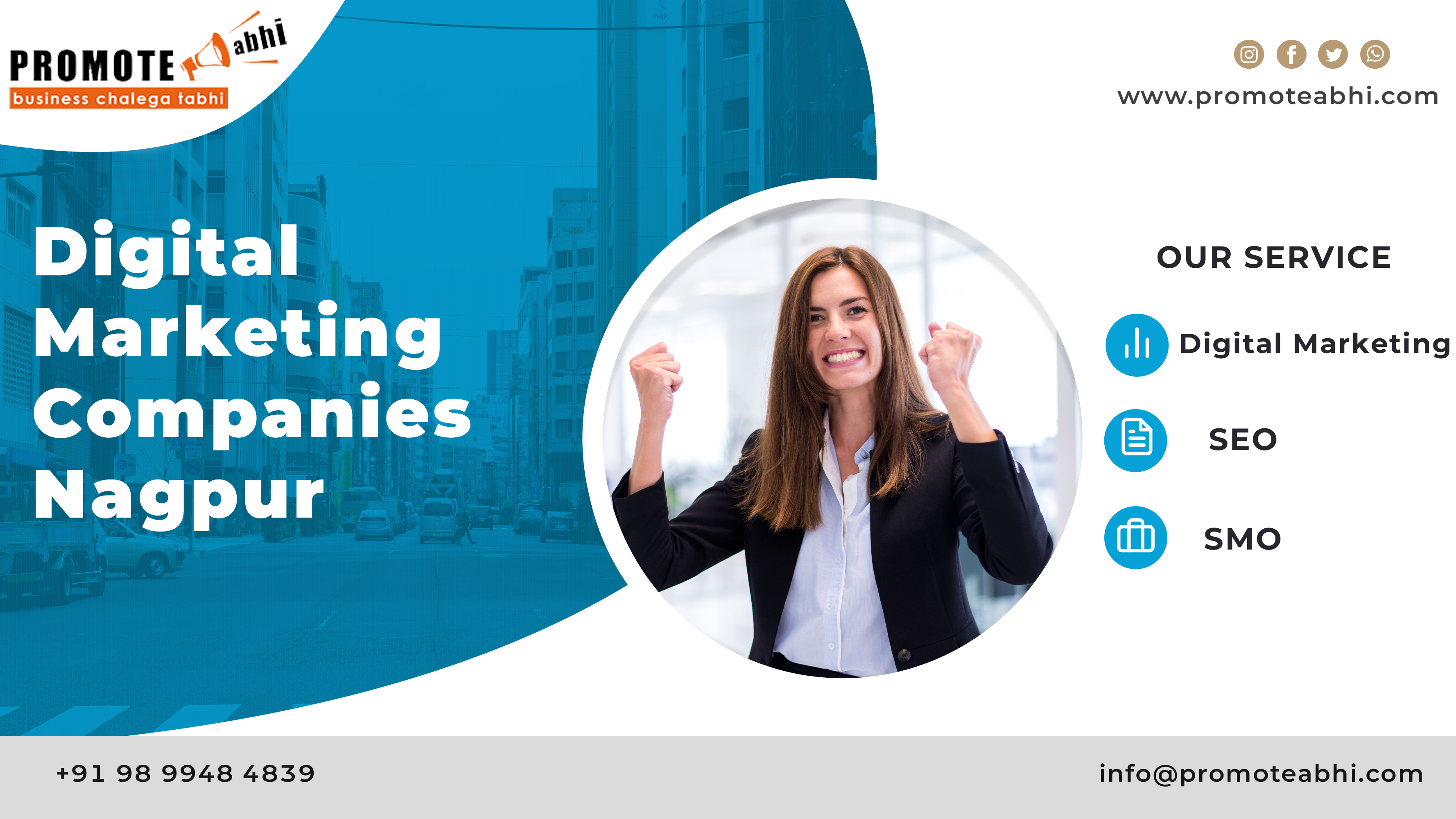 Promote Abhi leading Digital Marketing Agency in Nagpur content media