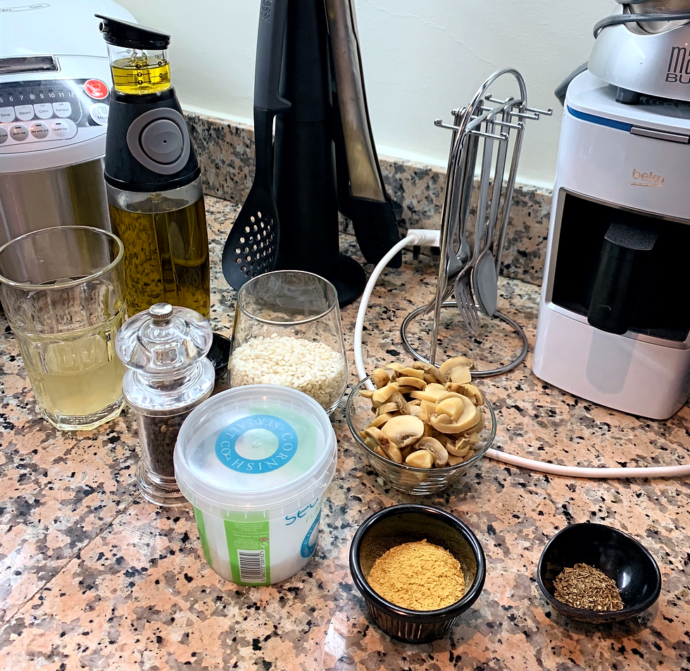 mushroom risotto ingredients