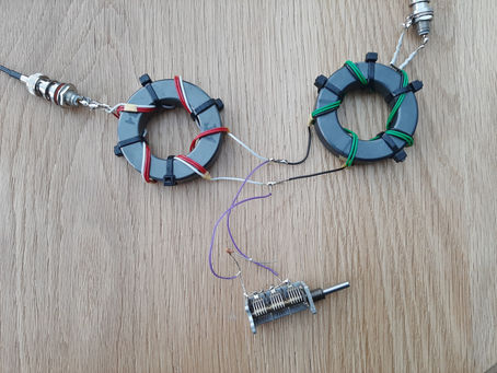 Insertion loss measurement with
FT240-31 and FT240-43