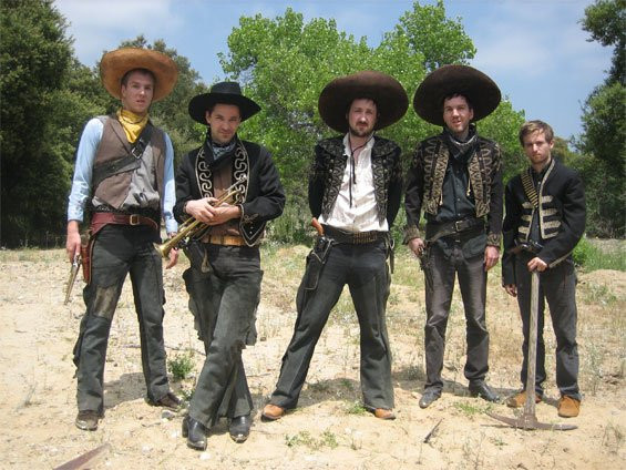 The Walkmen looking like a confused Mariachi band