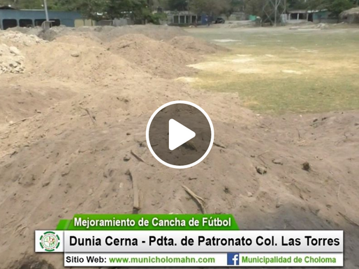 Relleno para Cancha Deportiva en Col. Las Torres.