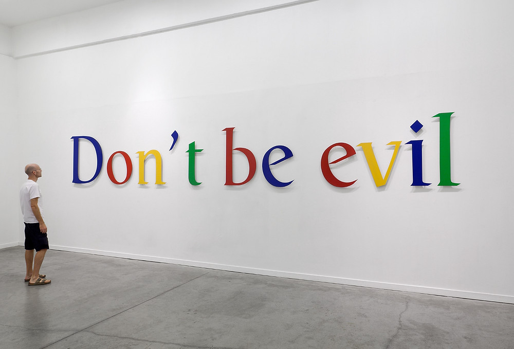 Don’t be evil - Google Why we must remember Google is just a business and do the right thing!