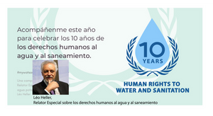 10º ANIVERSARIO DE LA RESOLUCIÓN DE LA AGNU SOBRE LOS DERECHOS HUMANOS AL AGUA Y AL SANEAMIENTO