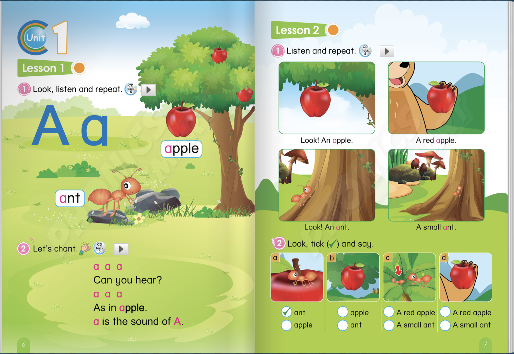 Tiếng Anh lớp 1 ( có cả audio file) content media