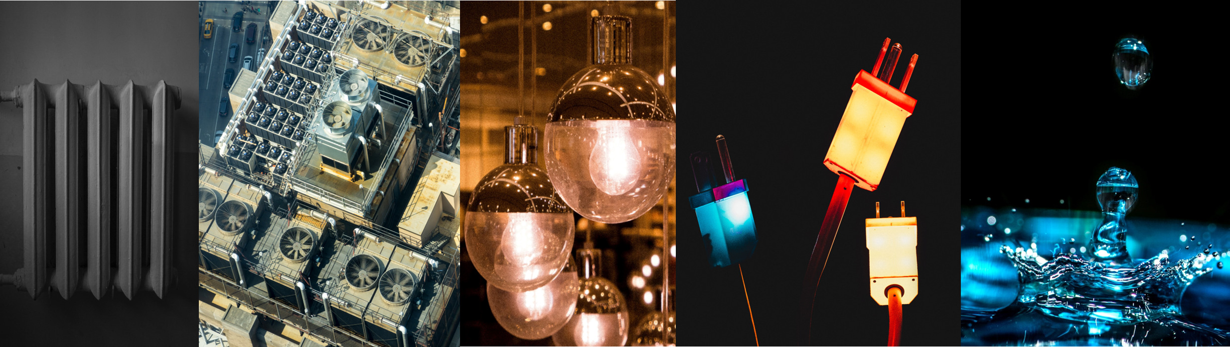 Heating, Cooling, Lighting, Power, Energy Management and Water content media