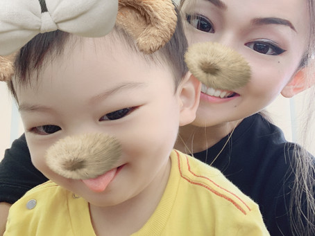ひかる君出勤day👶🚙☁