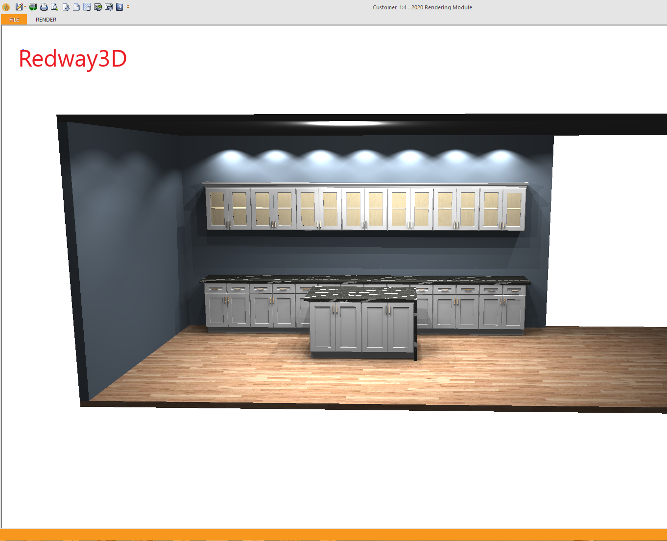 3. 切换渲染效果EZ Render (New) & Redway3D (Old) content media