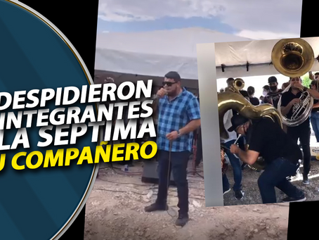 Así despidieron a Armando Cardona, sus compañeros de La Septima Banda