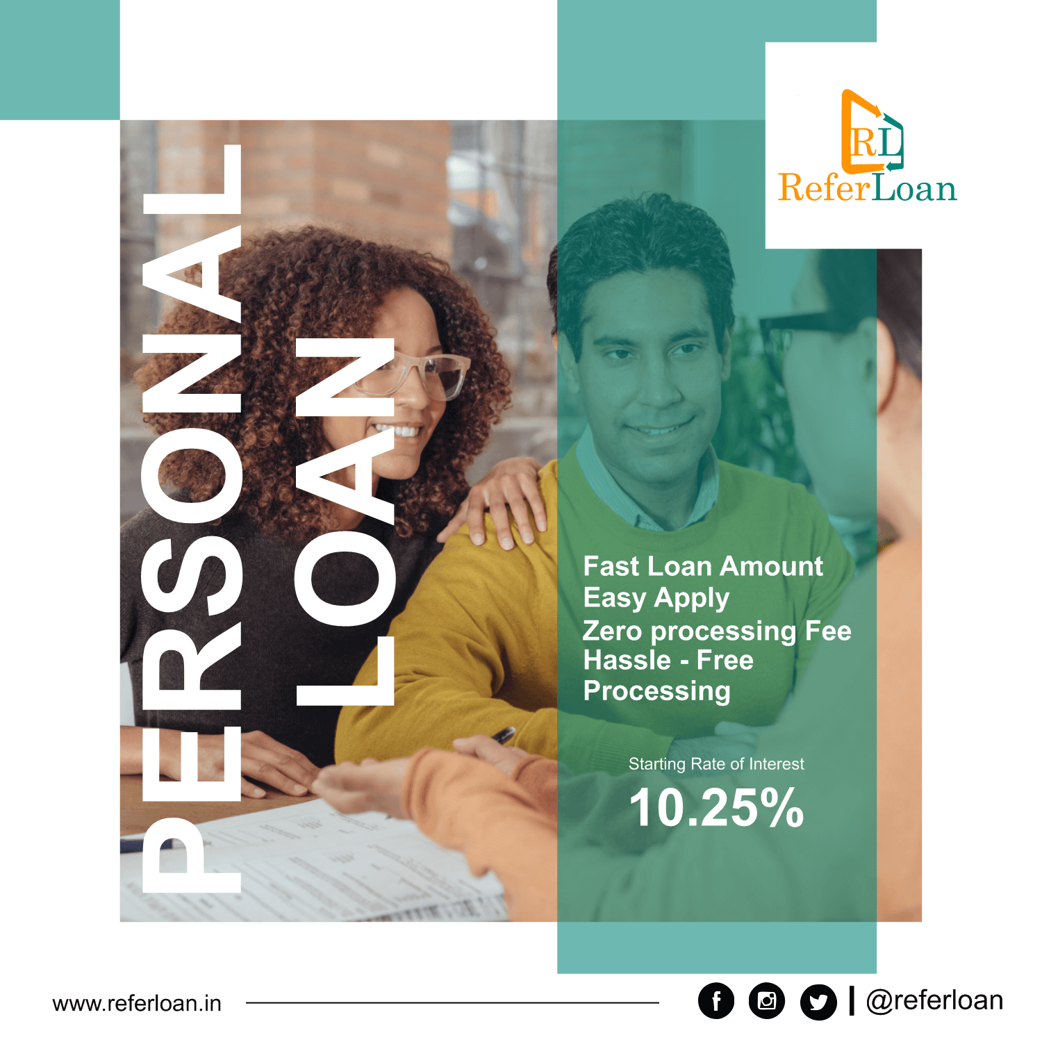 Apply for PERSONAL LOAN from ReferLoan
content media