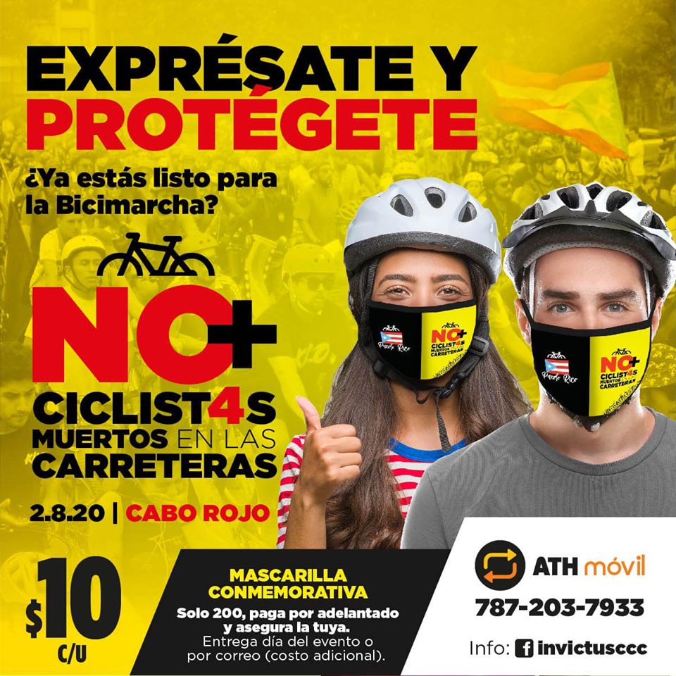 Mascarilla Conmemorativa de la Bici Marcha Nacional 2020 content media