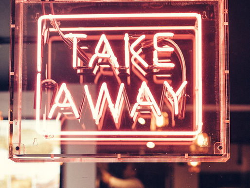 Local restaurants offering take away meals