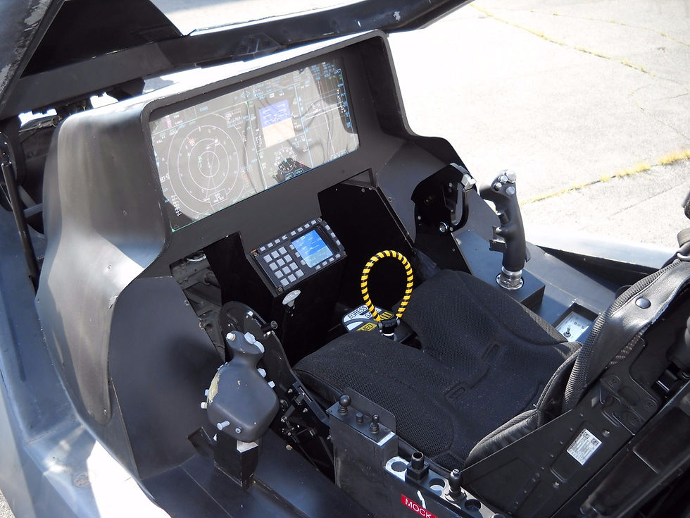 The Cockpit of the F-35 lightning II. HOTAS
