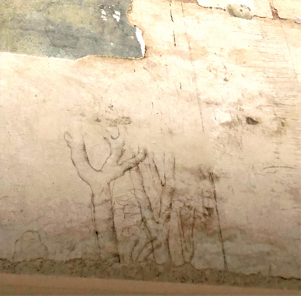 Leonardo da Vinci's Scetches in Milan Italy