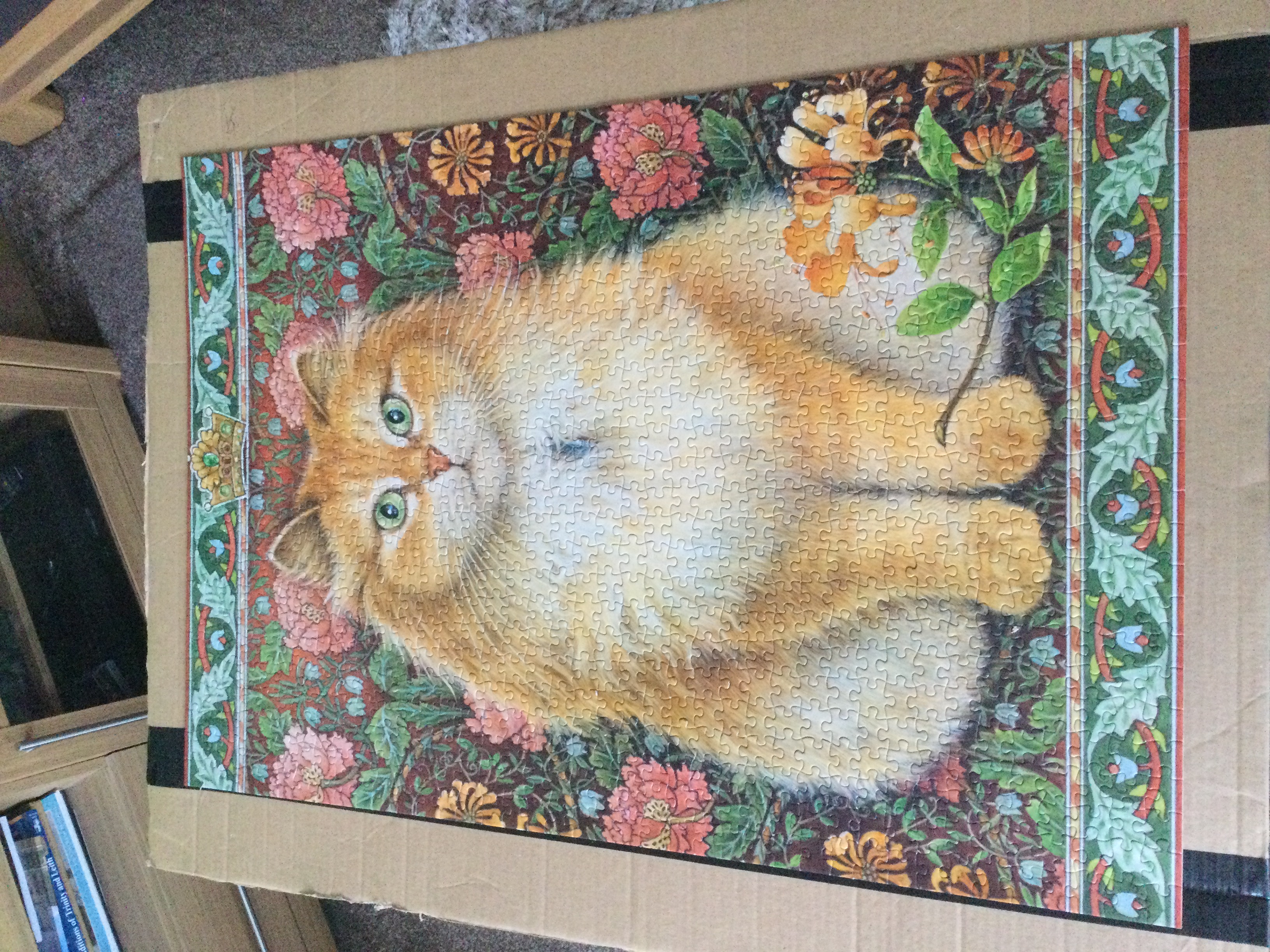 Our cat and our latest jigsaw content media