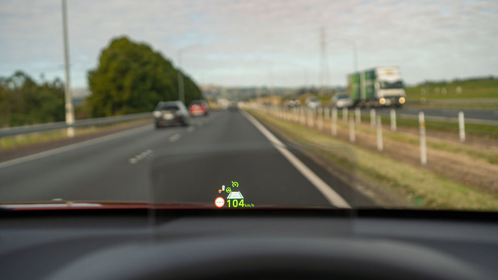 Hyundai Kona Electric 2019 interior HUD heads up display