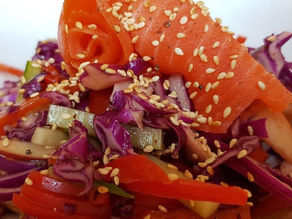 Asian Smoked Salmon Salad