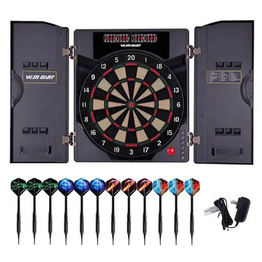 WIN.MAX best electronic dartboard Soft tip dartboard and cabinet multiplayer game practice content media