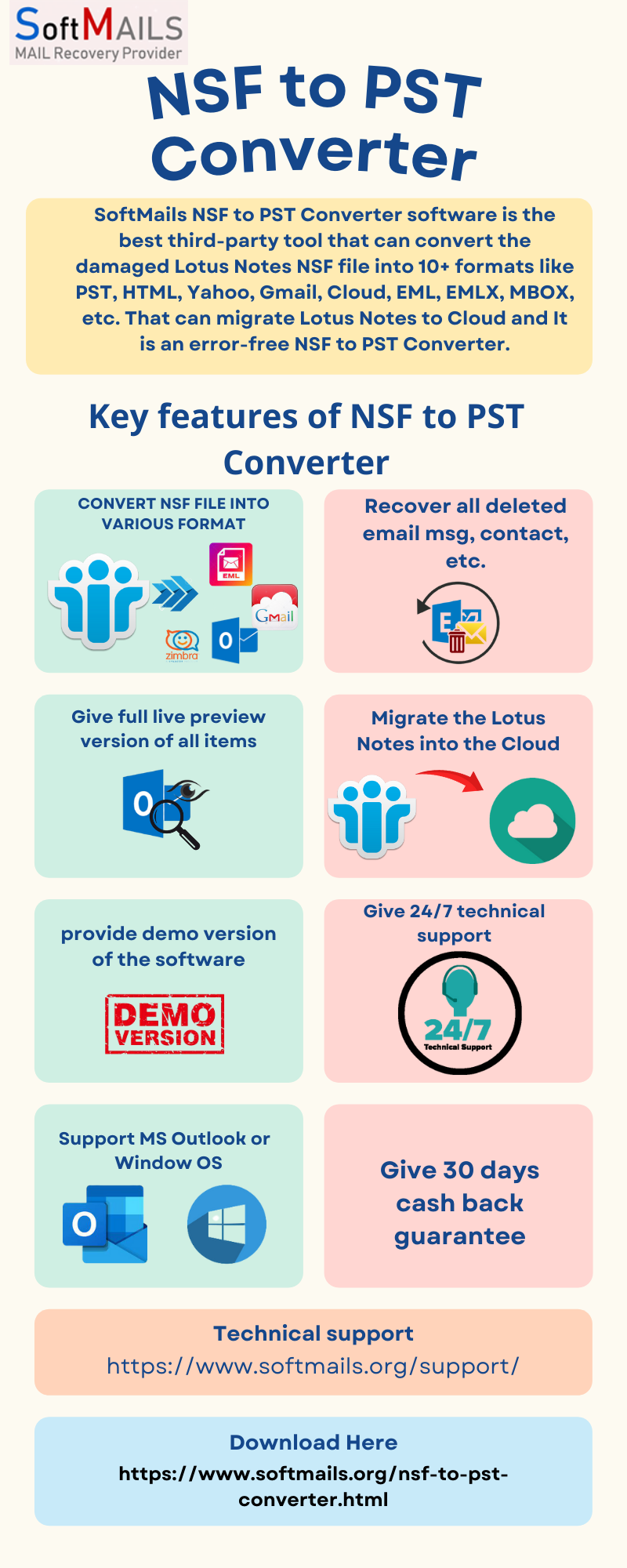 How to Convert the NSF file to PST? content media