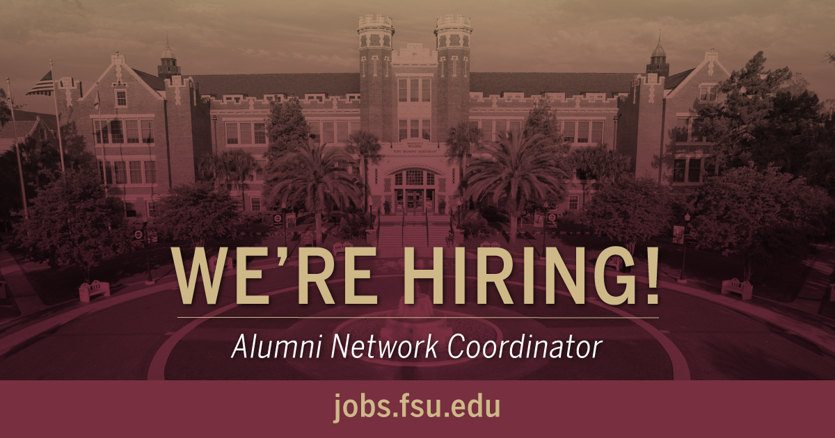 JOB: Alumni Network Coordinator, FSU content media