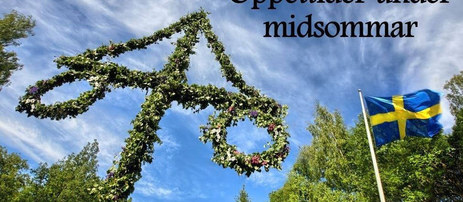 Öppettider midsommar