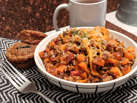 Turkey and Sweet Potato Skillet